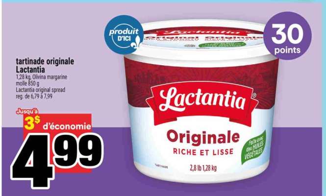 TARTINADE ORIGINALE LACTANTIA