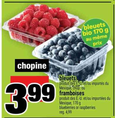 bleuets/framboises