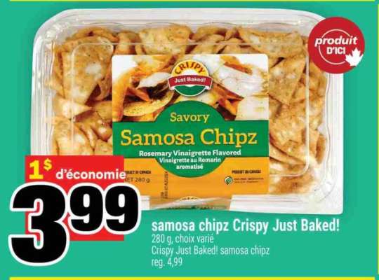 samosa chipz Crispy Just Baked!