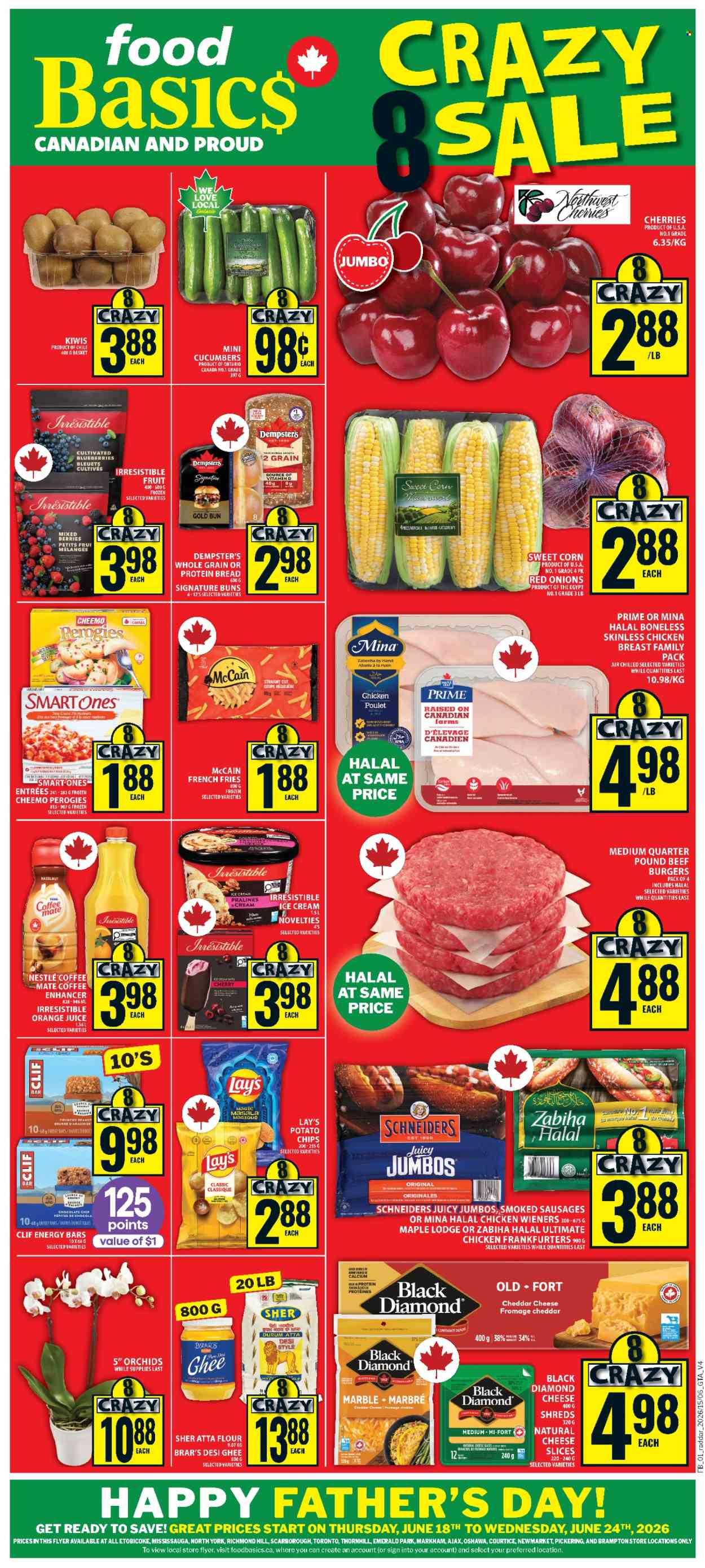 Food Basics flyer  - June 18, 2026 - June 24, 2026. Page 1