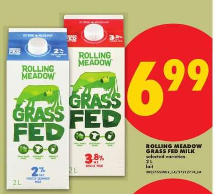 Rolling Meadow grass fed milk