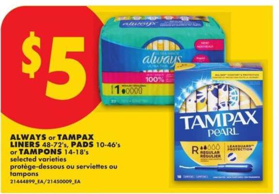 ALWAYS or TAMPAX