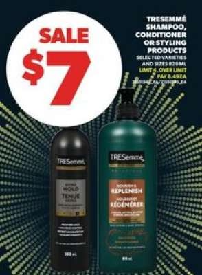 TRESemmé Shampoo, Conditioner or Styling Products