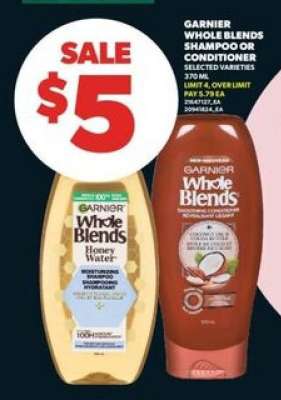 Garnier Whole Blends Shampoo or Conditioner