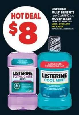 Listerine Multi Benefits or Classic Mouthwash