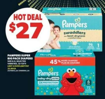 Pampers Super Big Pack Diapers