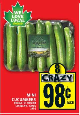 MINI CUCUMBERS