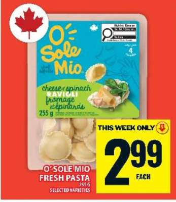 O’SOLE MIO FRESH PASTA