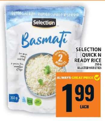 SELECTION QUICK N READY RICE