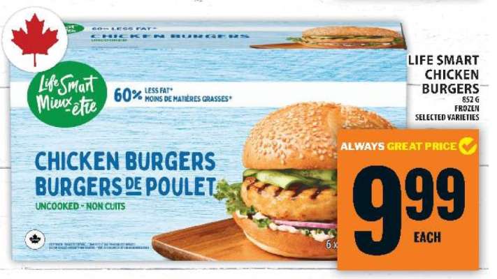 Life Smart Chicken Burgers