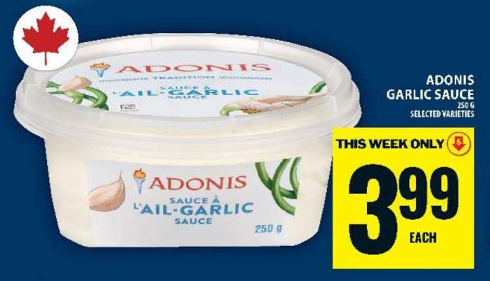 ADONIS GARLIC SAUCE
