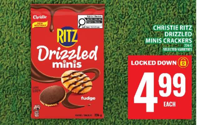 Christie Ritz Drizzled Minis Crackers