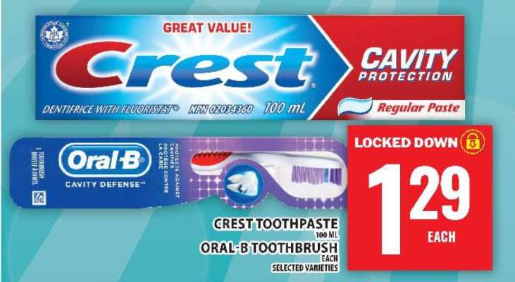 Crest Toothpaste / Oral-B Toothbrush