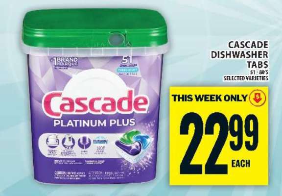 Cascade Dishwasher Tabs
