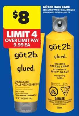 Göt2b Glued Hair Care