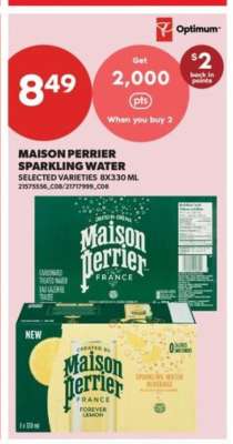 MAISON PERRIER SPARKLING WATER†