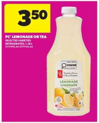 PC Lemonade or Tea