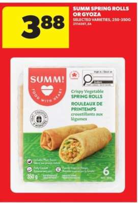SUMM Spring Rolls or Gyoza