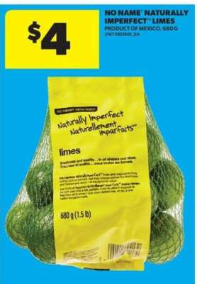 NO NAME NATURALLY IMPERFECT LIMES