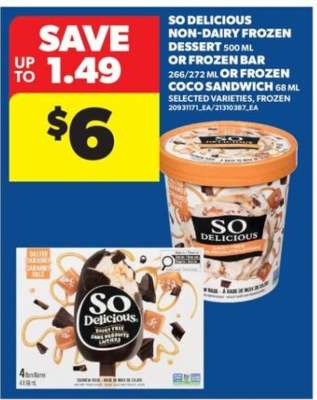 So Delicious Non-Dairy Frozen Dessert
