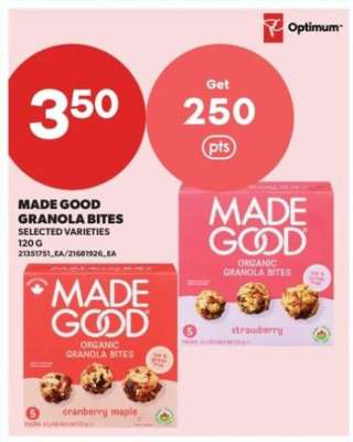MADE GOOD GRANOLA BITES