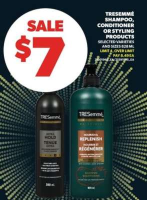 TRESemmé Shampoo, Conditioner or Styling Products