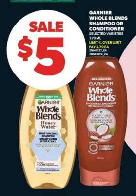 Garnier Whole Blends Shampoo or Conditioner