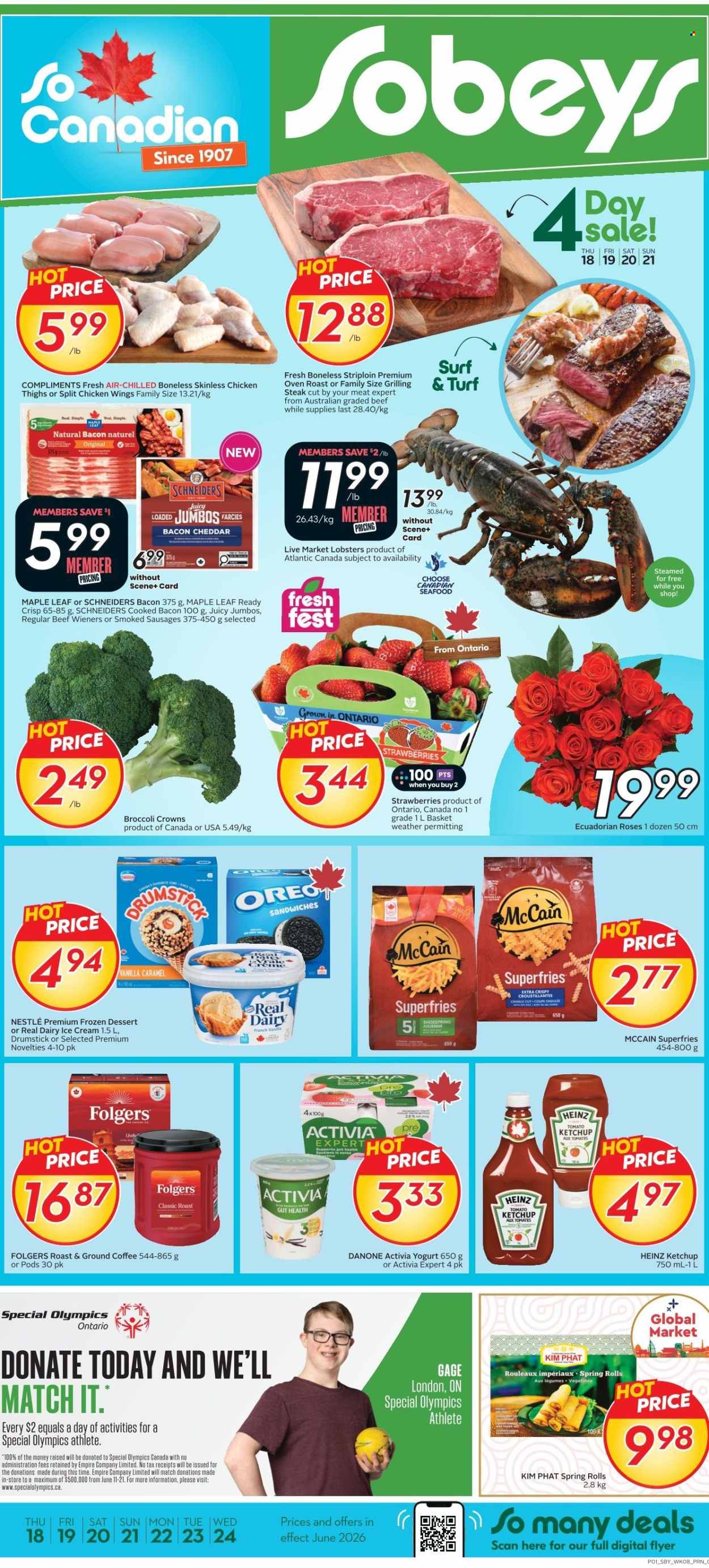 Sobeys flyer  - June 18, 2026 - June 24, 2026. Page 1