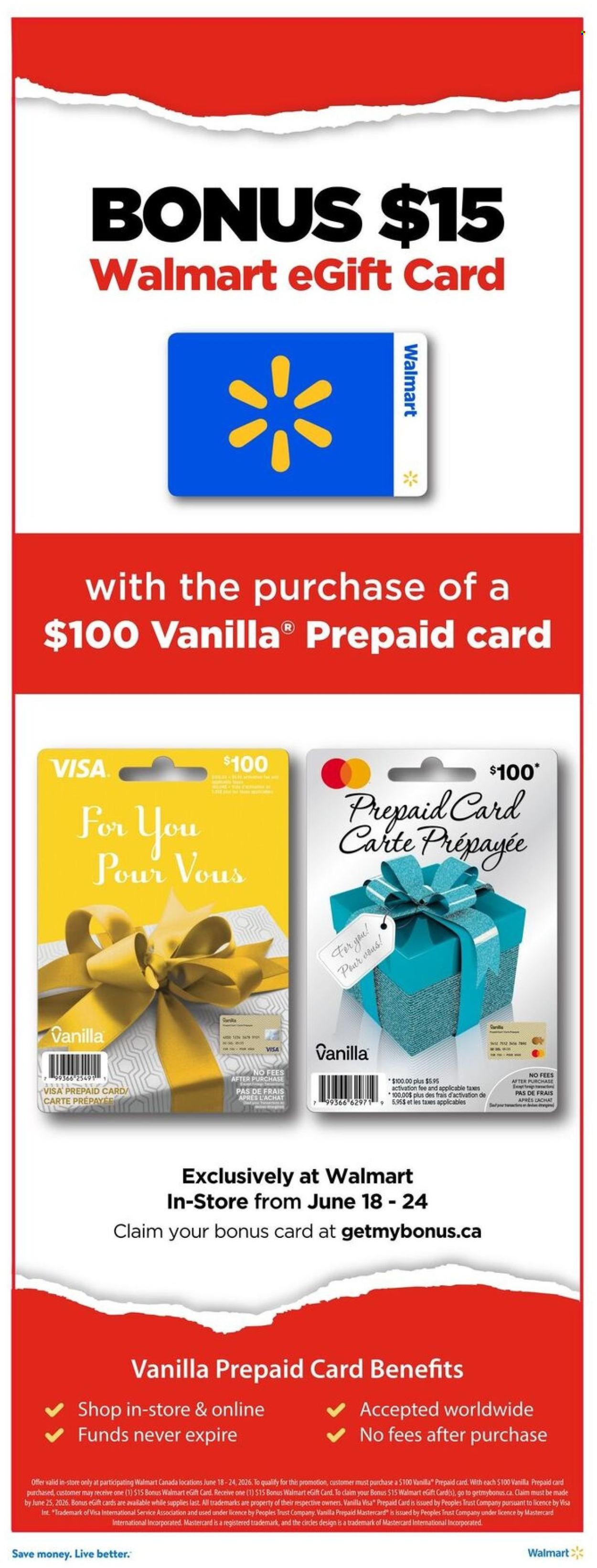 Walmart flyer  - June 18, 2026 - June 24, 2026. Page 23