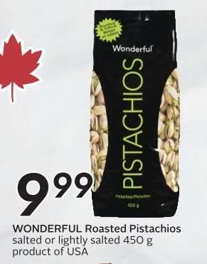 WONDERFUL ROASTED PISTACHIOS