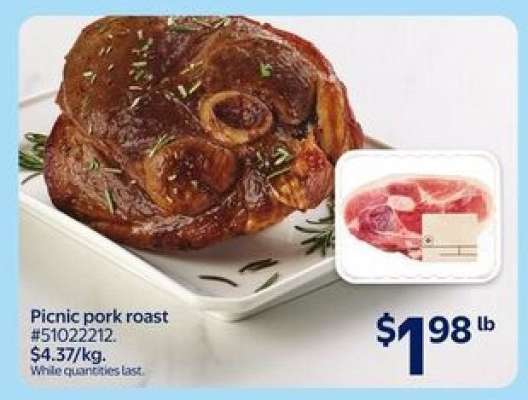 Picnic pork roast