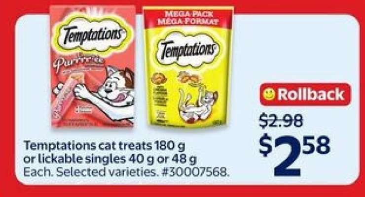 TEMPTATIONS CAT TREATS