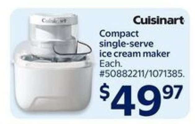 Cuisinart compact single-serve ice cream maker