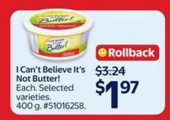 I Can't Believe It's Not Butter!