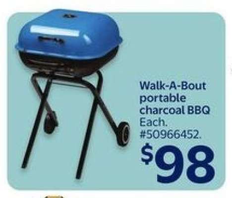 Walk-A-Bout portable charcoal BBQ