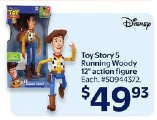 Toy Story 5 Running Woody 12" action figure
