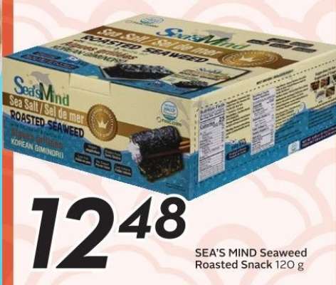 SEA’S MIND Seaweed Roasted Snack 120 g