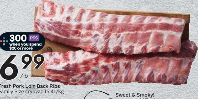 Fresh Pork Loin Back Ribs