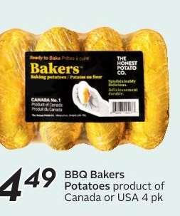 BBQ Bakers Potatoes