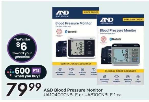 A&D Blood Pressure Monitor