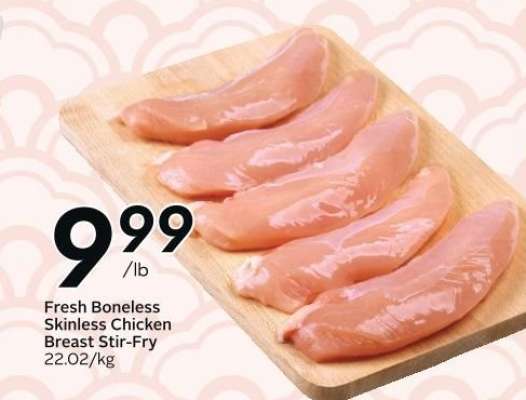 Fresh Boneless Skinless Chicken Breast Stir-Fry