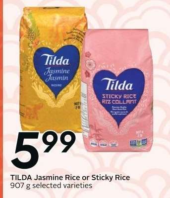 TILDA Jasmine Rice or Sticky Rice