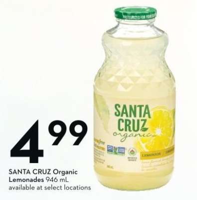 SANTA CRUZ Organic Lemonades
