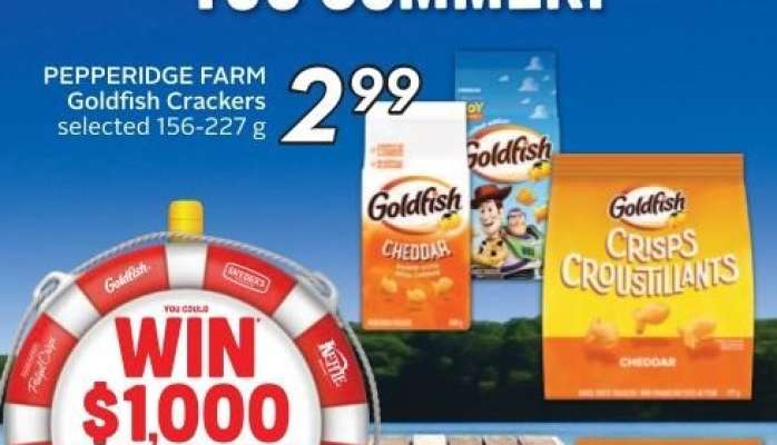 PEPPERIDGE FARM GOLDFISH CRACKERS