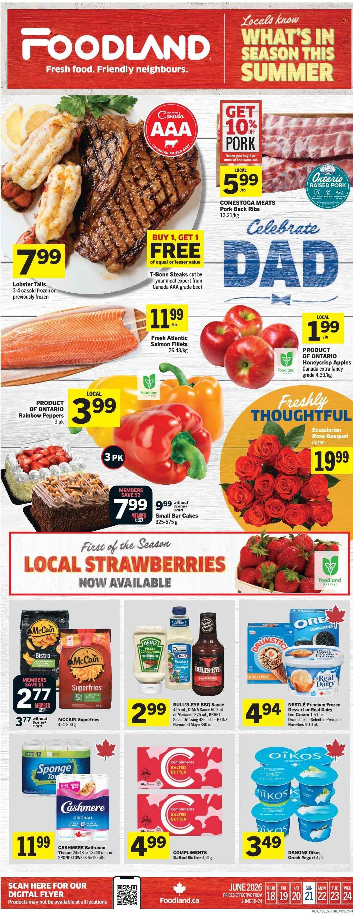 Foodland flyer  - June 18, 2026 - June 24, 2026. Page 1