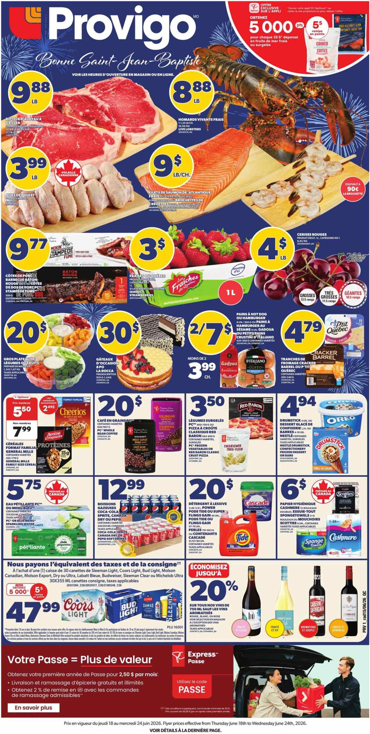 Provigo flyer  - June 18, 2026 - June 24, 2026. Page 1