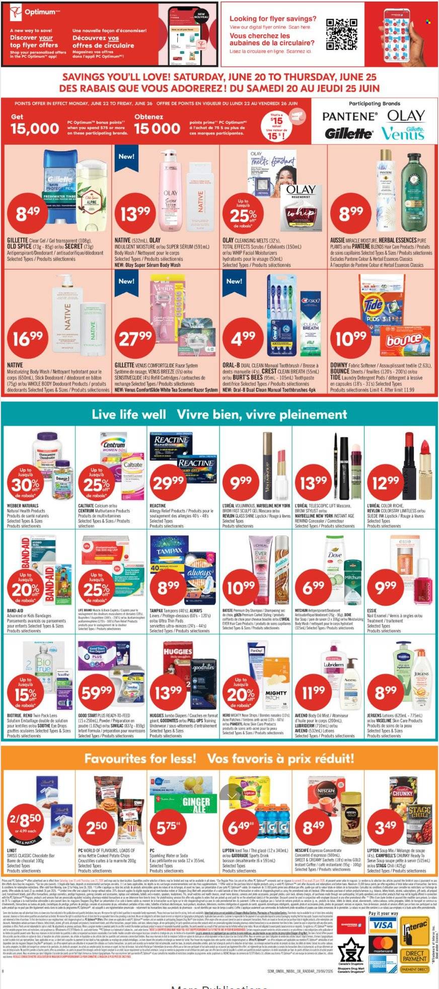 Shoppers Drug Mart flyer  - June 20, 2026 - June 25, 2026. Page 20