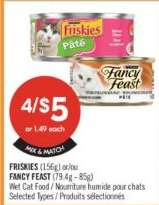 FRISKIES / FANCY FEAST