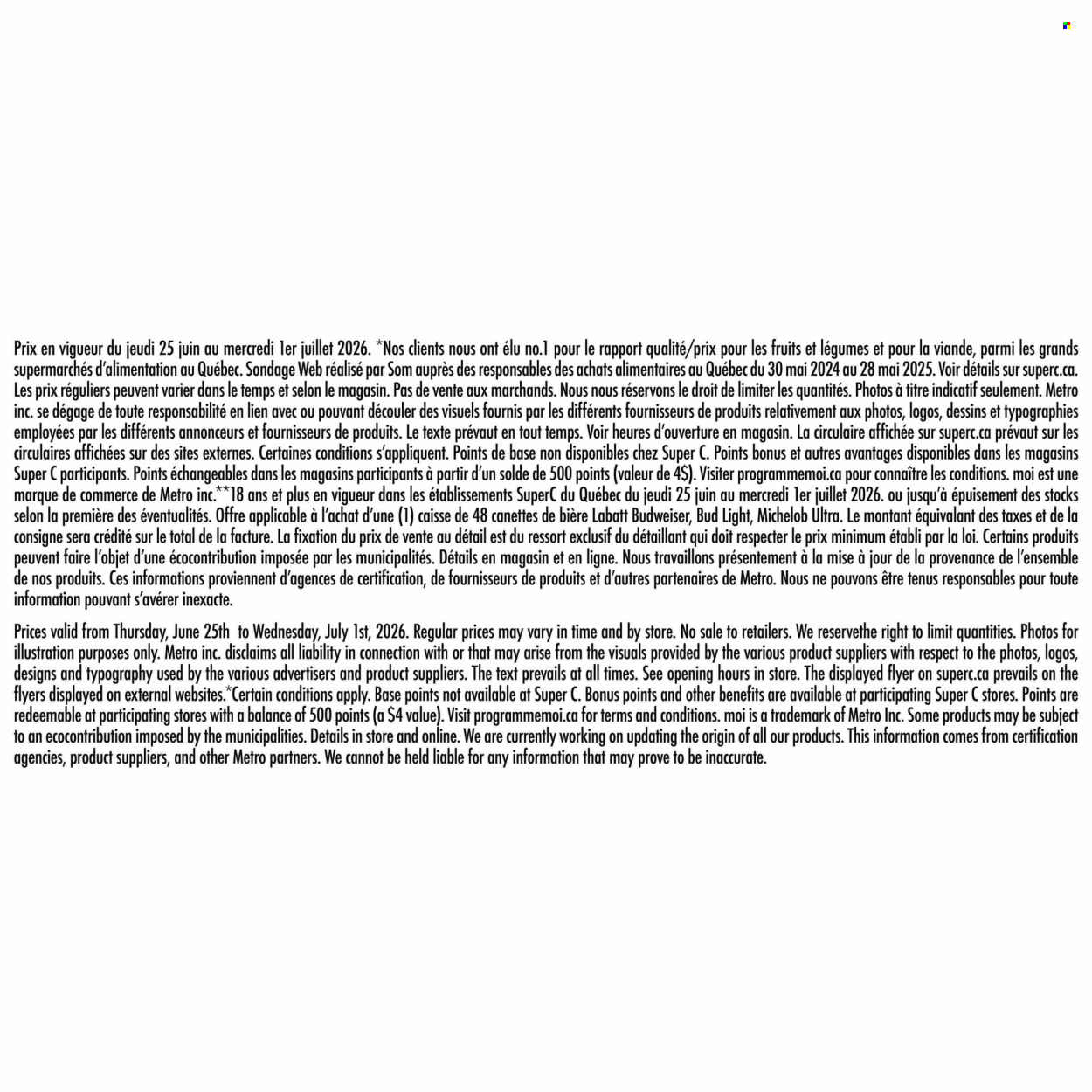 Super C flyer  - June 25, 2026 - July 01, 2026. Page 16