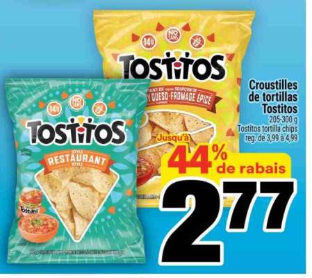 Croustilles de tortillas Tostitos